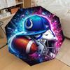 1pc Indianapolis Colts Helmet Artwork Umbrella with Plastic Handle,Suitable for All Seasons Home Travel Outdoor UmbrellaDD449