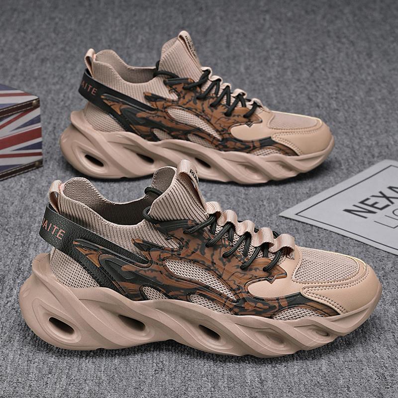 Autumn and Winter New Men's Shoes Athleisure Shoes Plus-size Trendy Shoes Outdoor Anti-slip and Wear-resistant Running Shoes