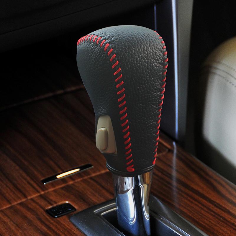 Автомобильный чехол для ручки переключения передач для Nissan Teana Altima Altama 2008-2012 2,0, кожаный чехол для ручки коробки передач, рычаг переключения передач