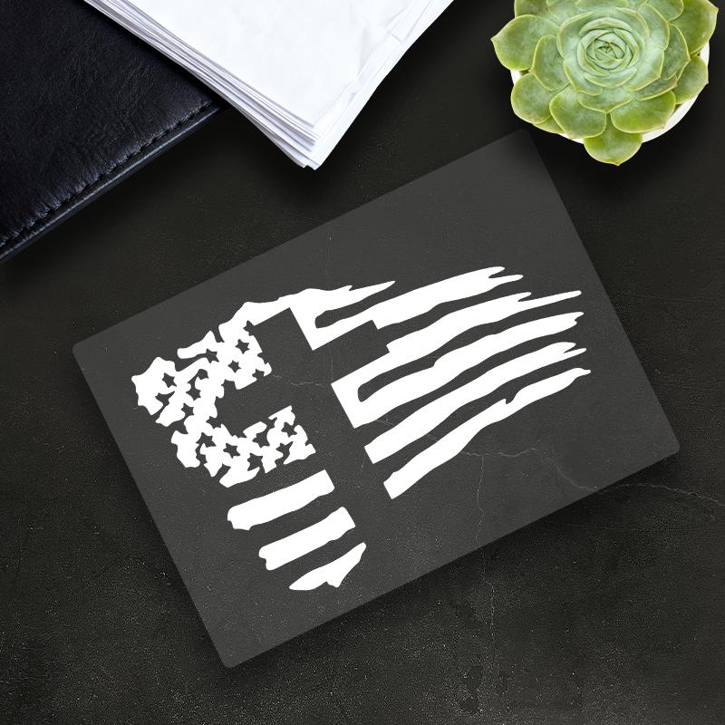 1 шт. Наклейка на мотоцикл с американским флагом и крестом, водонепроницаемая, для обтекателей мотоцикла, кофра, бензобака, окна автомобиля, скутеров, виниловые наклейки