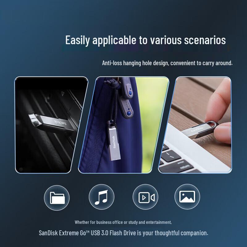 SanDisk CZ73 64 ГБ USB 3.0 Зашифрованный металлический флеш-накопитель