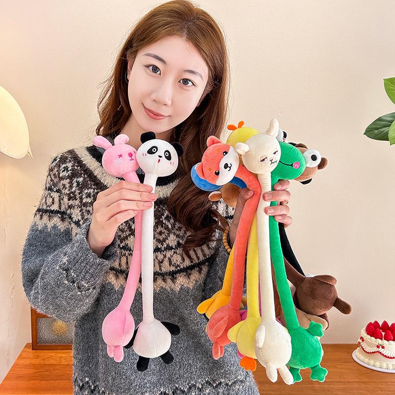 Panda Long Neck Plush Toy Cartoon Creative Stuffed Animal For Kids And Collectors