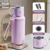 600ML Thermal Water Bottle Stainless Steel Thermos Bottle Keep Cold and Water Bottle Thermos for Tea Coffee Vacuum Flasks