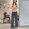 Размеры от M до 6XL Комплекты пижамы из модала Футболка с коротким рукавом и круглым вырезом и брюки с высокой талией на кулиске Широкие брюки Комплект для отдыха Одежда для сна 2 предмета домашняя одежда