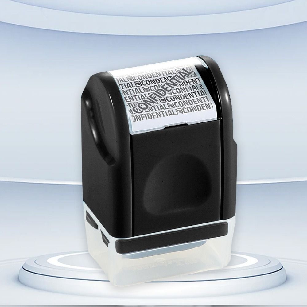 Leakproof Identity Theft Protection Roller Stamp Manual Roller Stamp  Identity Theft Protection