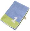Tanaka Sangyo Imabari Towel Face Towel Number Color Kids 01 Light Blue