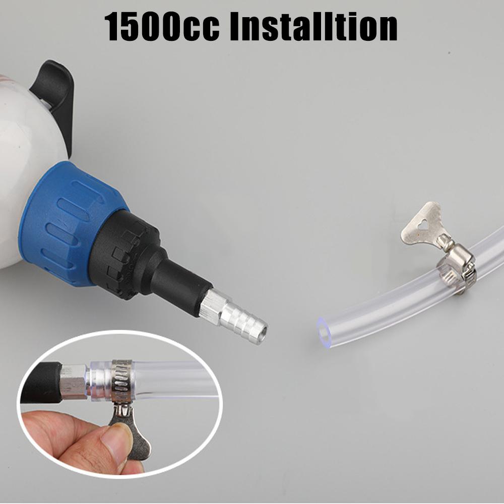 Suction Vacuum Brake Liquid Car Oil Fluid Extractor 200cc 500cc 1500cc Fuel Transfer Filling Syringe Manual