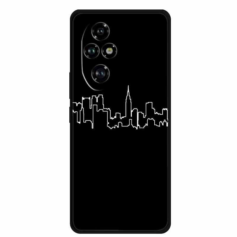 Черный мягкий ТПУ чехол для Honor 200 Pro 5G Домашняя версия