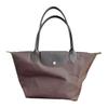 Сумка-тоут Le Pliage Green с логотипом, нейлоновая, средняя, женская, цвет мокко 2605919002