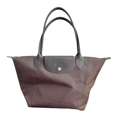 Сумка-тоут Le Pliage Green с логотипом, нейлоновая, средняя, женская, цвет мокко 2605919002