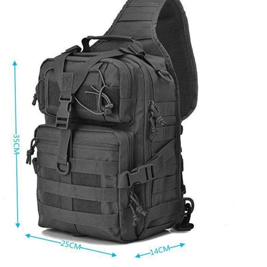 Saddle Bag Waterproof Oxford Cloth Camouflage Photography Crossbody Bag Outdoor Single Shoulder Tactical Oversized Chest Bag