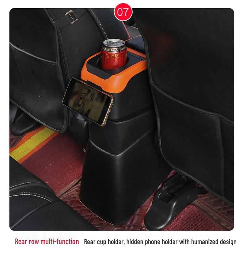 Compatible Armrest Box for Ford Fiesta - Central Console Modification Accessory