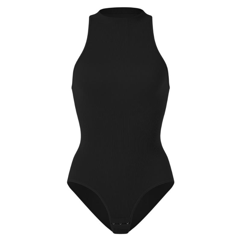 Новый круглый вырез без рукавов обтягивающий живот обтягивающий фигуру Т-образный