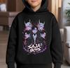 Anime Kpop Demon Hunters Saja Boys Hoodies Long Sleeve Casual Sweatshirt Harajuku Pullover Fans Gift Children's Boy Hooded Sweatshirts