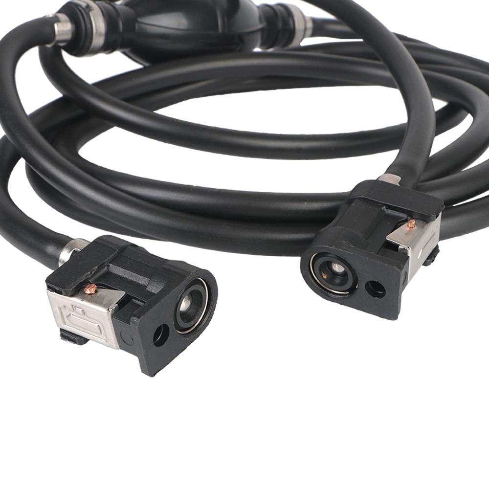 Fuel Desiel Line Hose Oil Hose Pipe Connector Tank Connectors Kit 6mm Rubber Fuel Pump for Car Outboard Boat Marine Engine
