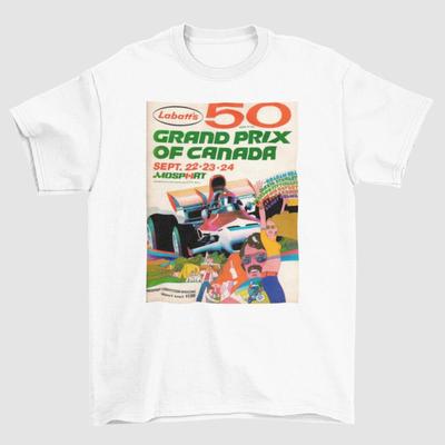 Vintage Canada Grand Prix T Shirt Car Race Automobile Racing Sweater Canadian Gp Motosport Lover Poster