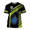 2025 новый персонализированный cosplay ems t paramédico emt работник ретро t-shirts ретро 3D печатный повседневный винтажный футболка