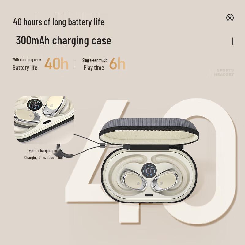 Newmine JM05 Open-Ear Ear-Clip Wireless Sports Headphones