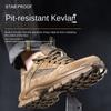 Labor Insurance Shoes Are Smash-proof and Puncture-proof, Summer Mesh Breathable Men's Comfortable Safety Shoes