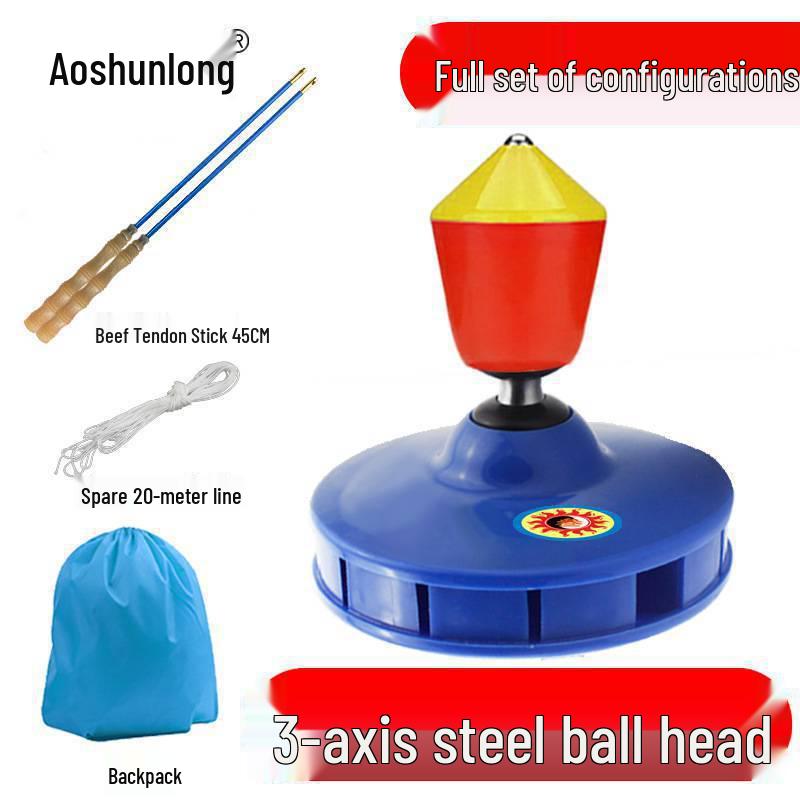 Diabolo Set: Sports Single Wheel, Spring-Loaded, Drop-Resistant with Stick, String & Backpack