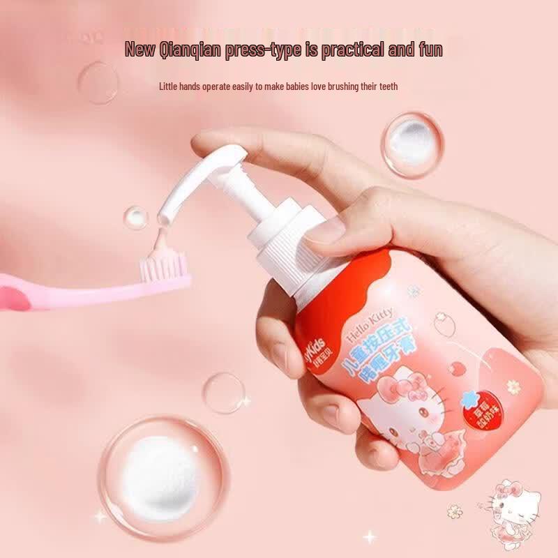 Saky Kids Зубная паста Hello Kitty Клубничный йогурт