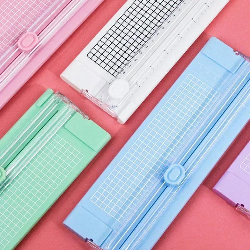 Двунаправленный резак для бумаги формата А4 с выдвижной линейкой для фототриммеров, легкий коврик для резки скрапбукинга