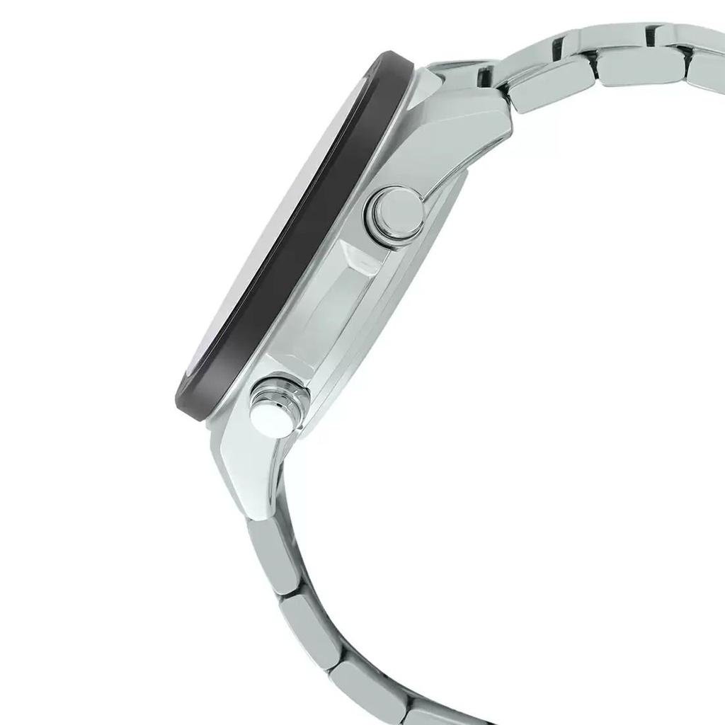 Серебристые мужские часы с подключением по Bluetooth, Silver Bluetooth Connect Men's Watch,