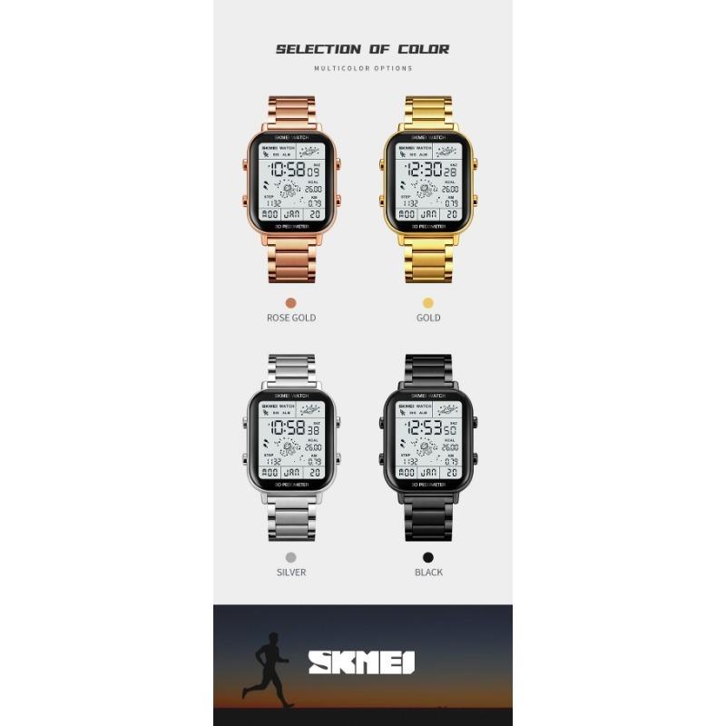 Skmei 1888 модные спортивные цифровые часы мужские секундомер обратный отсчет наручные часы календарь водонепроницаемые электронные часы
