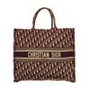 [Б/У] Сумка-тоут Book Tote с принтом Oblique и вышивкой - Очень хорошее состояние #10X75MF
