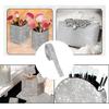 3 Yards Self Adhesive Rhinestones, Ribbon Roll Glitter Resin Diamond Ribbons Stickers Wrap Crystal Roll for DIY Arts Crafts,10mm