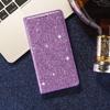 Wallet Bling Glitter Magnetic Flip Suction Leather Case For iPhone Samsung Xiaomi Redmi