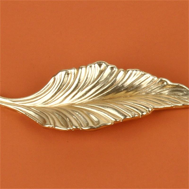 Ручка-лист Дверная ручка шкафа Творческая дверная ручка ящика Древнее искусство Моделирование