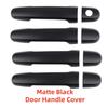 Carbon Car Accessory Door Handle Cover Trim Paste Style 2003 2004 2005 2006 2007 2008 Chrome Silver For 4 Door Toyota PRIUS 20