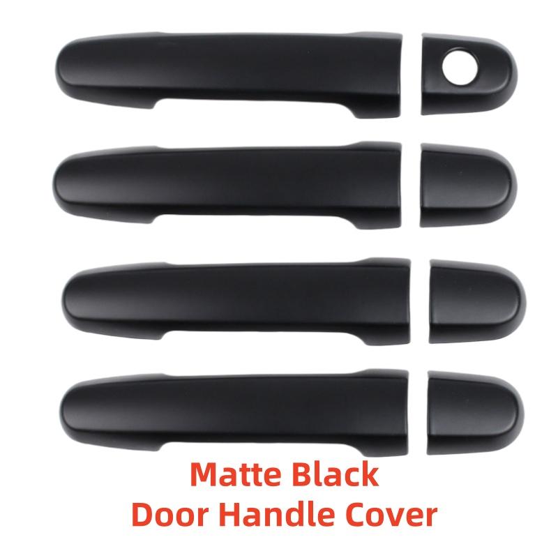 Carbon Car Accessory Door Handle Cover Trim Paste Style 2003 2004 2005 2006 2007 2008 Chrome Silver For 4 Door Toyota PRIUS 20