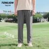 Мужские летние повседневные брюки TonLion с широкими штанинами