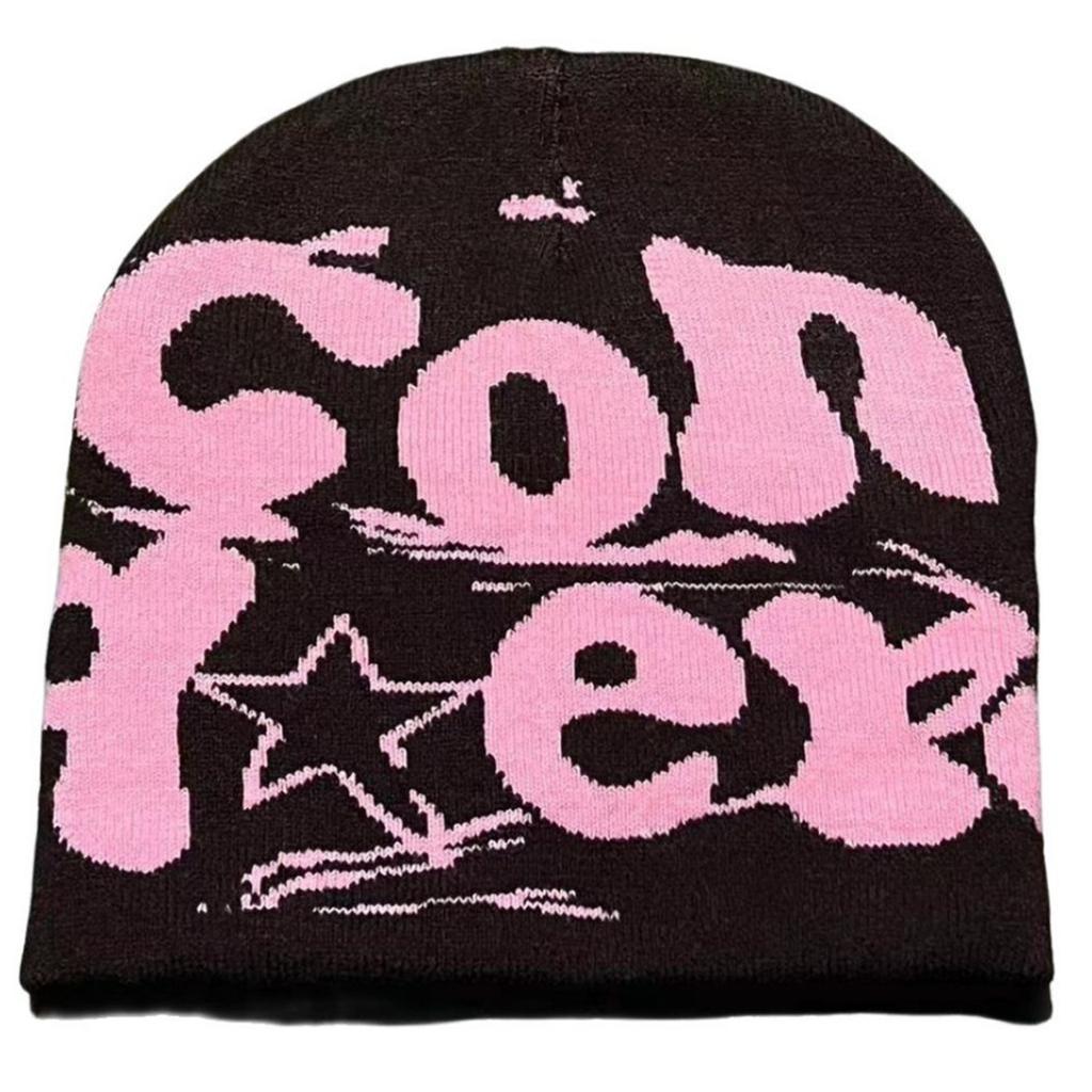 Fashion Letter Beanie Hat for Women Men Comfortable Knit Hat PullOver Cap Girls Y2K Skull Cap Sport Hat Adult Headdress