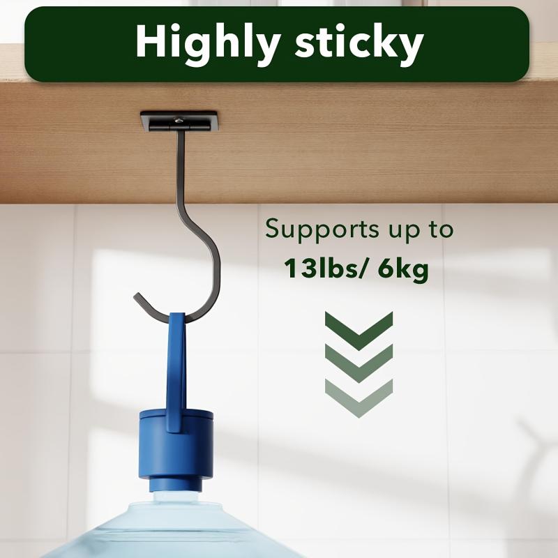 1 шт. Черный шкаф под крюк для бананов Можно закрепить винтами Металлический многоцелевой крюк Сохраняет бананы свежими Простой крюк