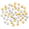 2pcs Never Fade PVD Stainless Steel Necklace Bracelet Beads Large Hole Spacer Letter Beads For DIY Jewelry Making Accessories
