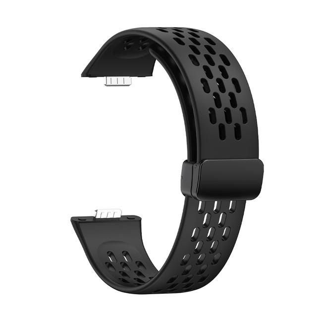 Силиконовый ремешок с магнитной D-складной пряжкой для часов Huawei Watch Fit 3, ремешок для спортивного браслета HUAWEI Fit3, ремешок для часов