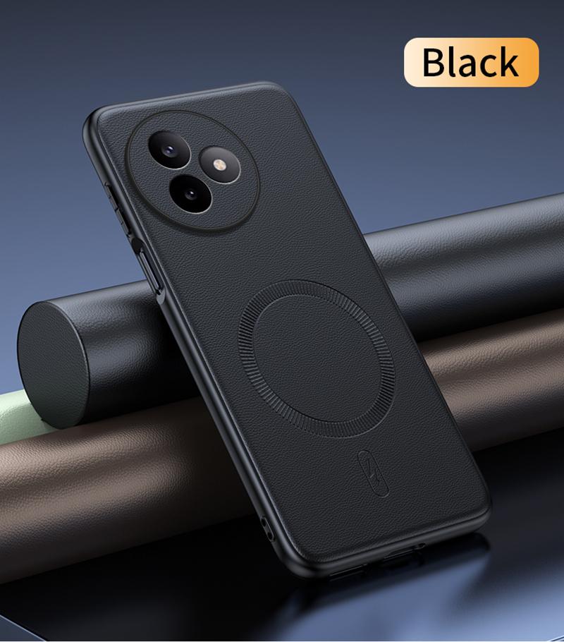 Для Redmi K80 Ultra Чехол Магнитная Кожаная Защитная Крышка Для Redmi K80 Ultra Высокое Качество Защита от Отпечатков Пальцев Нескользящий PC+TPU