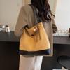 Autumn Suede Underarm Bag Women's 2025 New Fashion Korean Version Tote Bag Simple Large Capacity Shoulder Bag
