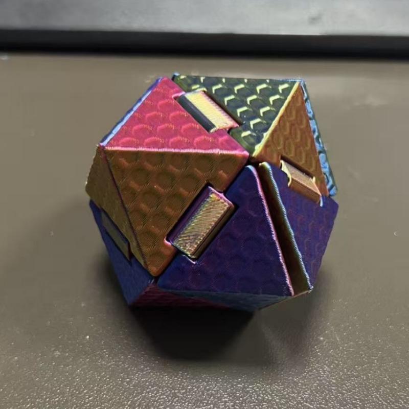 3D Печать Разнообразие Геометрический Изменяемый Магический Куб Анти Стресс 3D Ручная Переворачиваемая Головоломка Куб Детский Сниматель Стресса Игрушка-Фиджет