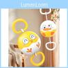 New Cute Whistle Ball Colorful Light Up Spinning Toy For Kids Eye Coordination Fun