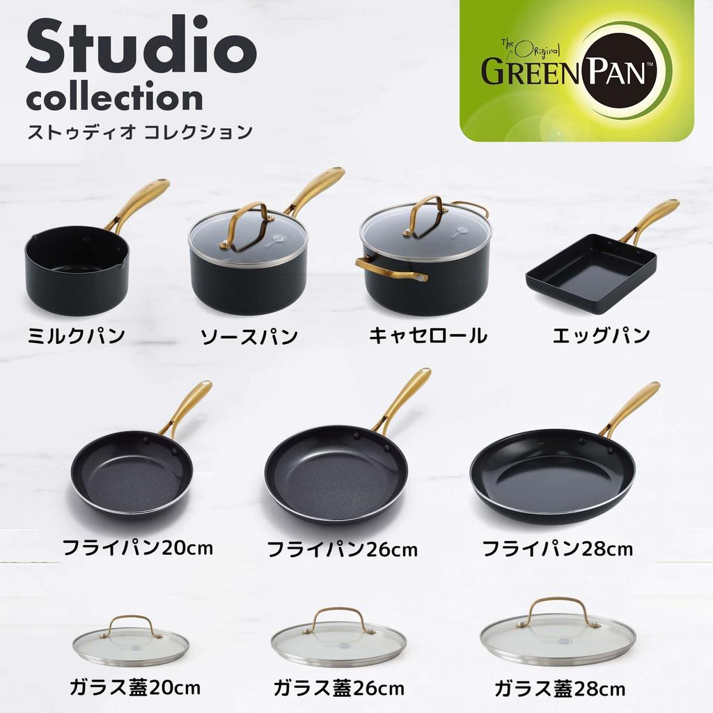 Greenpan GREENPAN studio studio Керамическое покрытие из минералов, не содержащих вредных веществ горшок Молочник 14 см IH газовый совместимый