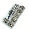 80 Sets DIY Decoration Punk Rivet Mixed Size Back Studs & Spike Cone Screw  Leather Craft