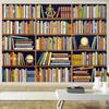 Wallpaper 3d Retro Bookshelf Living Room Study Background Wall Mural Decor Classic Wall Papers