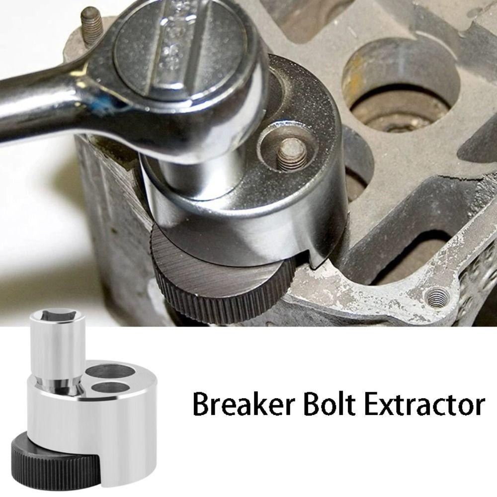 Silver Finish Broken Bolt Extractor Steel Material Headless Screw Extractor Removing Broken Bolts