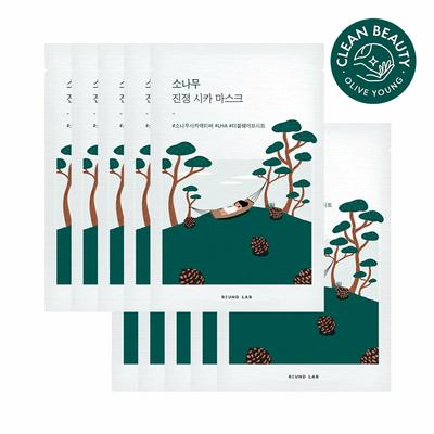 УСПОКАИВАЮЩАЯ МАСКА-ЛИСТ PINE CICA 10 шт.