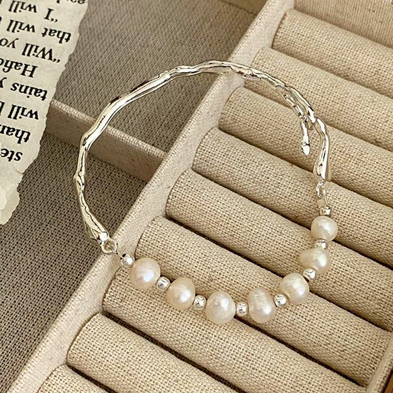 1 шт. Подарок девушке в стиле барокко, модные нерегулярные украшения, изысканные бусины, гетеросексуальный браслет с жемчугом в стиле барокко