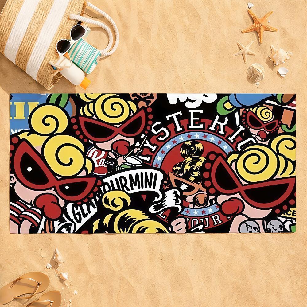Модный принт H-Hysteric M-Mini Полотенце Сушильное Банное Полотенце Применимо Для Легкого Плавания Кемпинга Йоги Пляжа На Улице